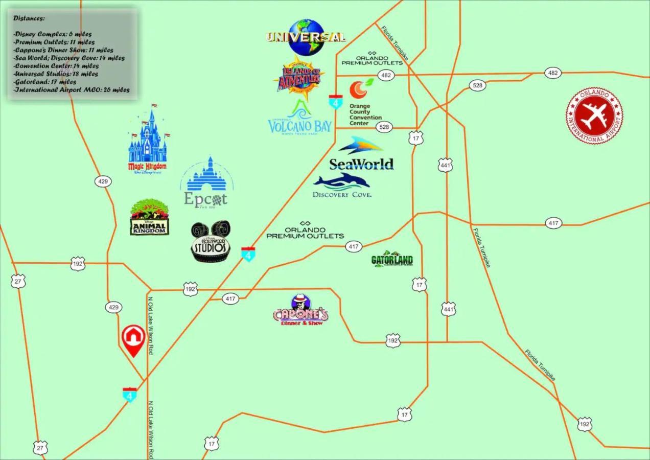 Epic Family Fun! Games & Theme Room, Pool - Encore Resort, Near Disney Орландо Екстер'єр фото