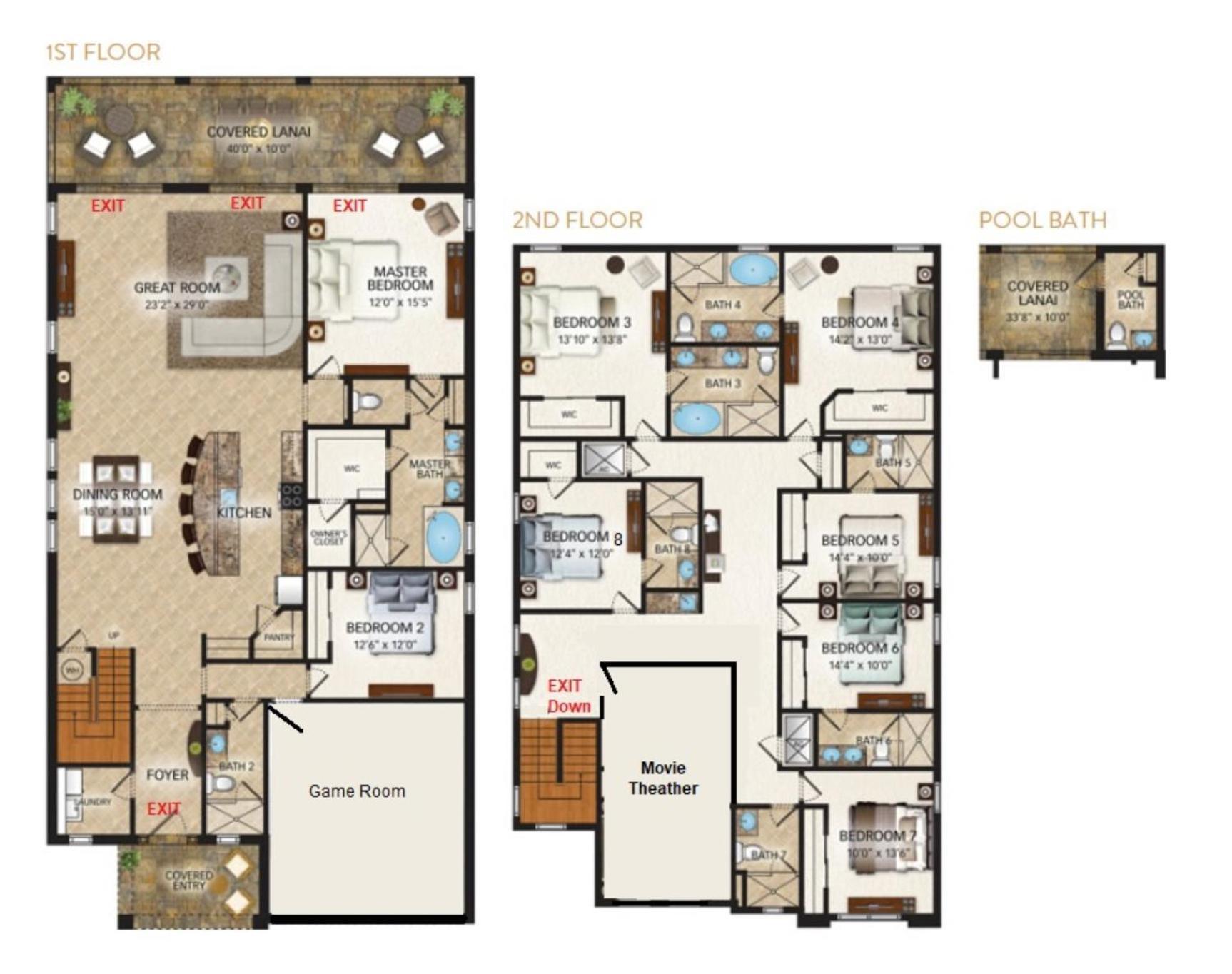 Epic Family Fun! Games & Theme Room, Pool - Encore Resort, Near Disney Орландо Екстер'єр фото